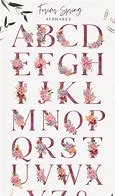Image result for Floral Alphabet Letters Flowers