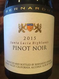 Image result for Bernardus Pinot Noir Sierra Mar