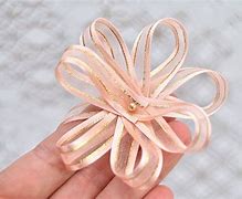 Image result for Pink Rose with Gold Ribbon Image