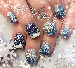 Image result for Winter Wonderland Nail Art