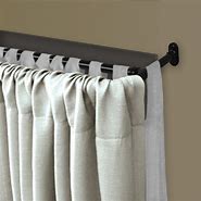 Image result for 120 Inch Black Curtain Rod