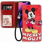 Image result for iPhone 5 Wallet Flip Case Disney