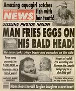 Image result for Funny Tabloid Headlines