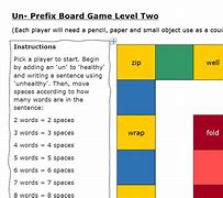 Image result for Prefix Game Board
