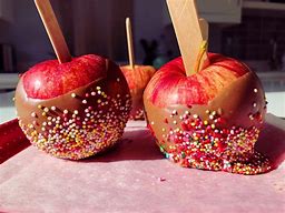 Image result for Halloween Baked Apples