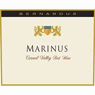 Image result for Bernardus Marinus Estate Reserve