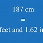 Image result for 181 Cm in Feet