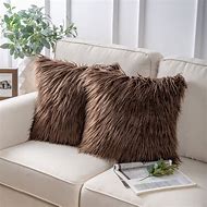 Image result for Faux Fur Throw Pillows