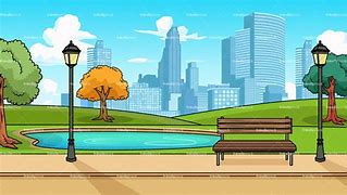 Image result for Cartoon Park Sun Background