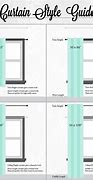 Image result for Standard Window Curtain Length