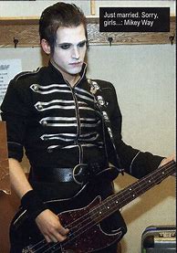 Image result for Mikey Way Black Parade