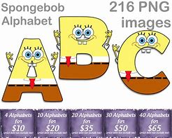 Image result for Spongebob Commercials Alphabet