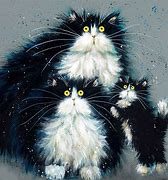 Image result for Fun Cat Paintings