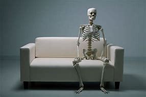 Image result for Skeleton On Couch