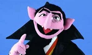 Image result for Count Von Count Face