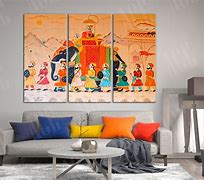 Image result for Colorful Indian Wall Art