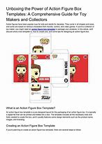 Image result for Action Figure Box Template