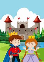 Image result for Prince and Princess in a Castle Clip Art