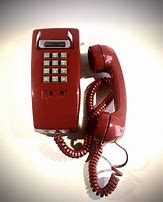 Image result for Vintage Red Wall Phone