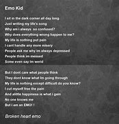 Image result for Emo Poetry
