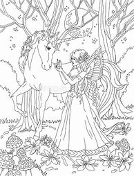 Image result for Unicorn Fairy Coloring Pages