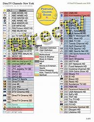 Image result for Printable DirecTV Channel Guide