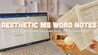 Image result for Aesthetic Word Document Template