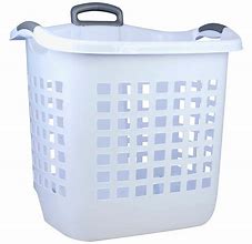 Image result for Sterilite Laundry Basket with Wheels