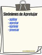 Image result for apretujar