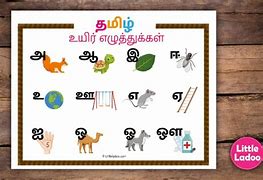 Image result for Tamil Vowels