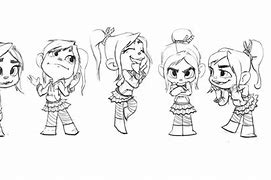 Image result for 2D Cartoon Character Girl
