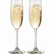 Image result for 50th Wedding Anniversary Champagne Flutes