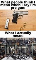 Image result for Man Holding a Gun Meme