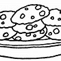 Image result for Biscuit ClipArt Black and White