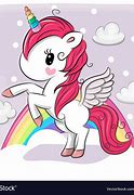 Image result for Cute Flying Unicorn Cartoon