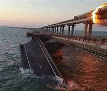 Image result for Kerch Bridge Destroyed