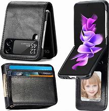 Image result for Z Flip Case with Wallet