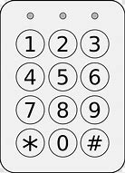 Image result for Phone Number Pad Template