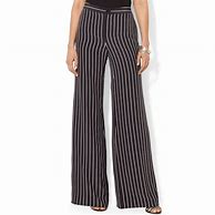 Image result for Black and White Pinstripe Pants