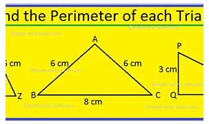 Image result for How to Find Perimeter Triangle