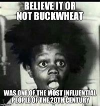 Image result for Buckwheat Meme
