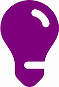 Image result for Purple Light Bulb Icon