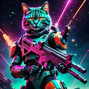 Image result for Cat Shooting Lasers