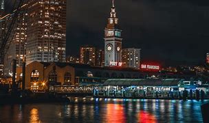 Image result for San Francisco Port Night. View