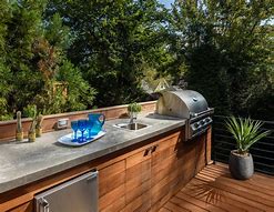 Image result for Outdoor Kitchen Concrete Countertops