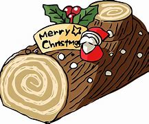 Image result for Yule Log Clip Art