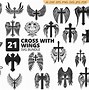 Image result for Cross with Angel Wings SVG