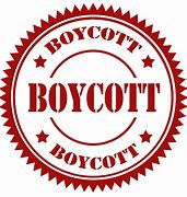 Image result for Boycott Symbol