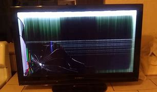 Image result for Sony TV Broken Screen