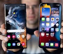 Image result for Samsung Galaxy Next to iPhone